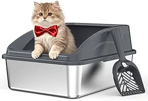 AIPERRO Stainless Steel Litter Box Review: Built for Small Cats and Easy Cleaning