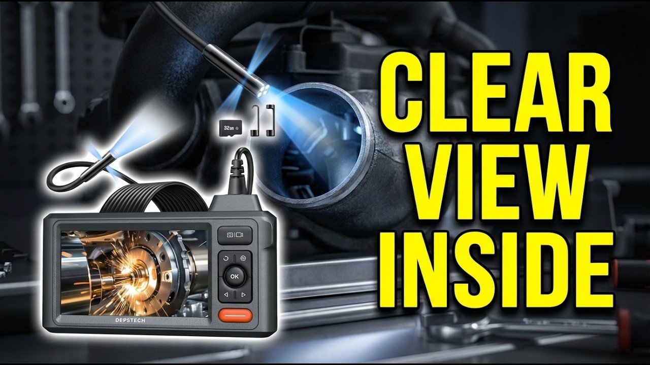 DEPSTECH DS620 triple lens endoscope camera