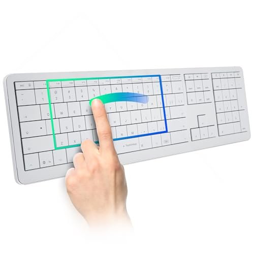Clevetura CLVX 1 Mac keyboard showing the slim aluminum chassis and white keycaps