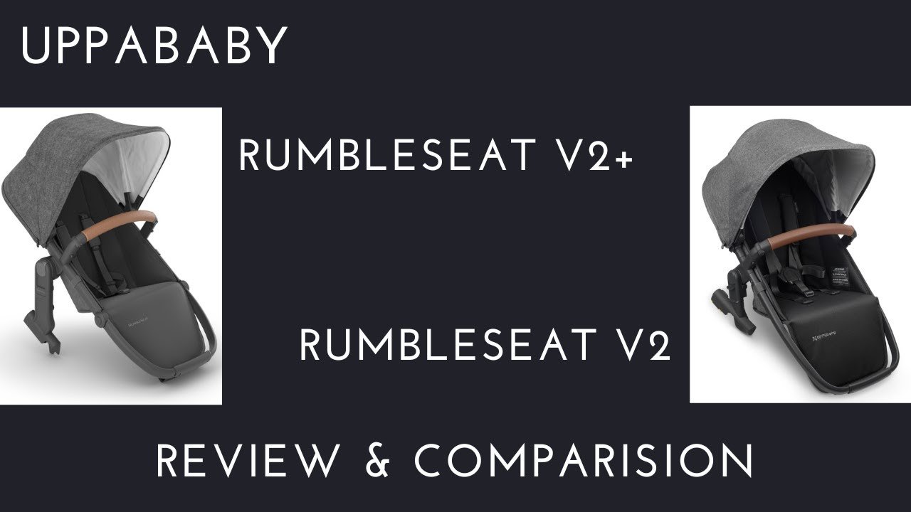 review-2-23 UPPAbaby RumbleSeat V2+ showing extended canopy and recline positions