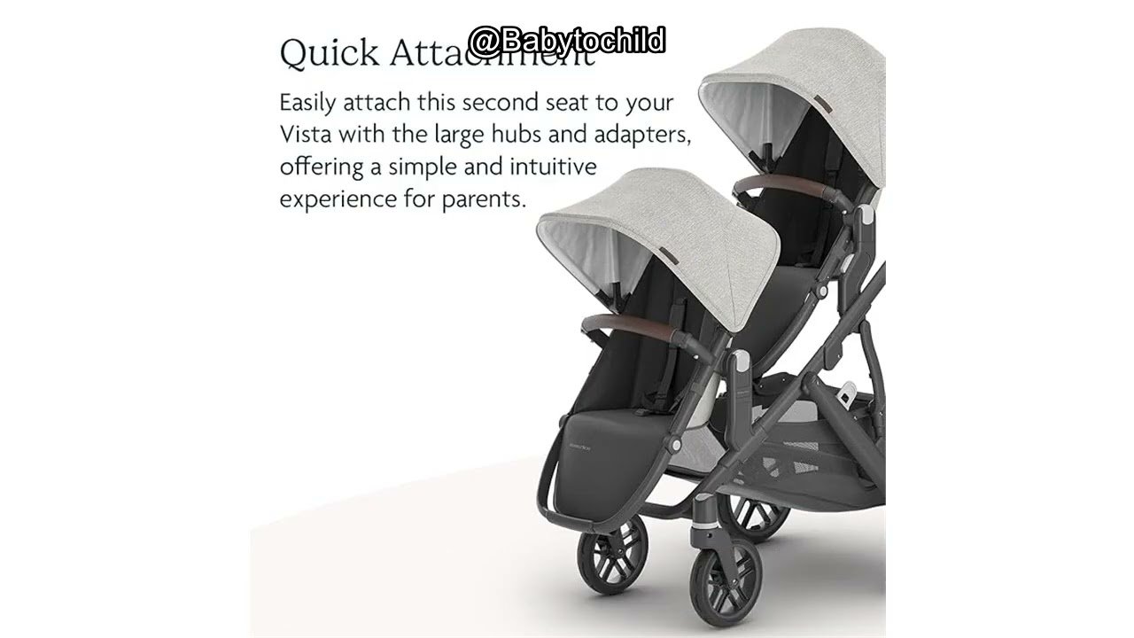 review-3-7 UPPAbaby Vista double stroller configuration with RumbleSeat V2+ in lower position